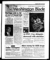 The Washington Blade, August 30, 1996