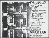 Flier for I am [eye] film festival at Maryland Institute College of Art, March 2, 1990