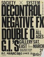 Flier for Hardware '82 concert, March 20, 1982, Boston
